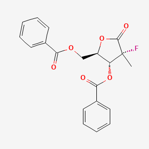 ((2R,3R,4R)-3-(benzoyloxy)-4-fluoro-4-methyl-5-oxotetrahydrofuran-2-yl)methyl benzoate