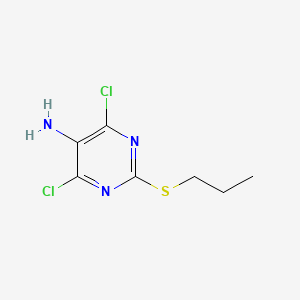 4,6-Dichloro-5-nitro-2-(propylthio)pyrimidine