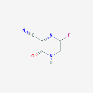 6-Fluoro-3-oxo-3,4-dihydropyrazine-2-carbonitrile