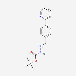 Tert-butyl 2-(4-(pyridin-2-yl)benzyl)hydrazine Carboxylate