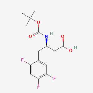 (R)-3-((tert-Butoxycarbonyl)amino)-4-(2,4,5-trifluorophenyl)butanoic acid