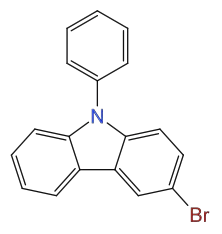 3-溴-9-苯基咔唑 , 3-Bromo-9-phenylcarbazole
