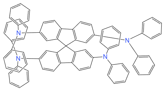 2,2',7,7'-四 (二苯基氨基)-9,9'-螺双芴, Spiro-TAD, 189363-47-1
